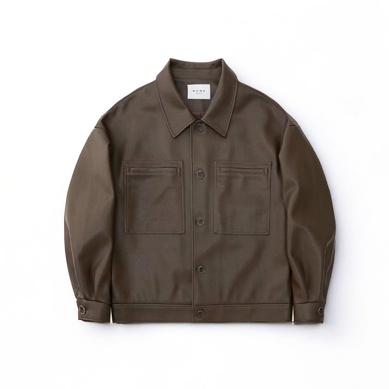 Callisto Leather Shirt Jacket main image 0