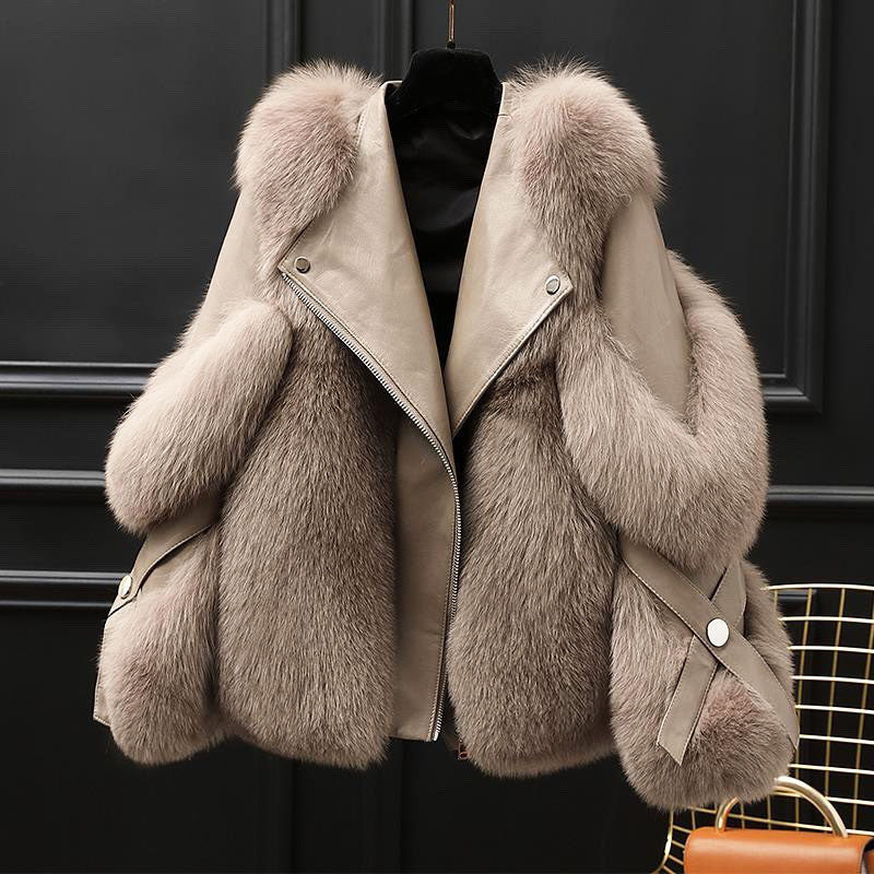 Luna Faux Fur Jacket - Vanilla main image 1
