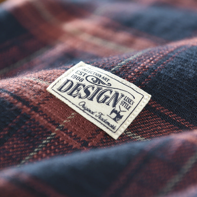 Adriano Cotton Check Shirt