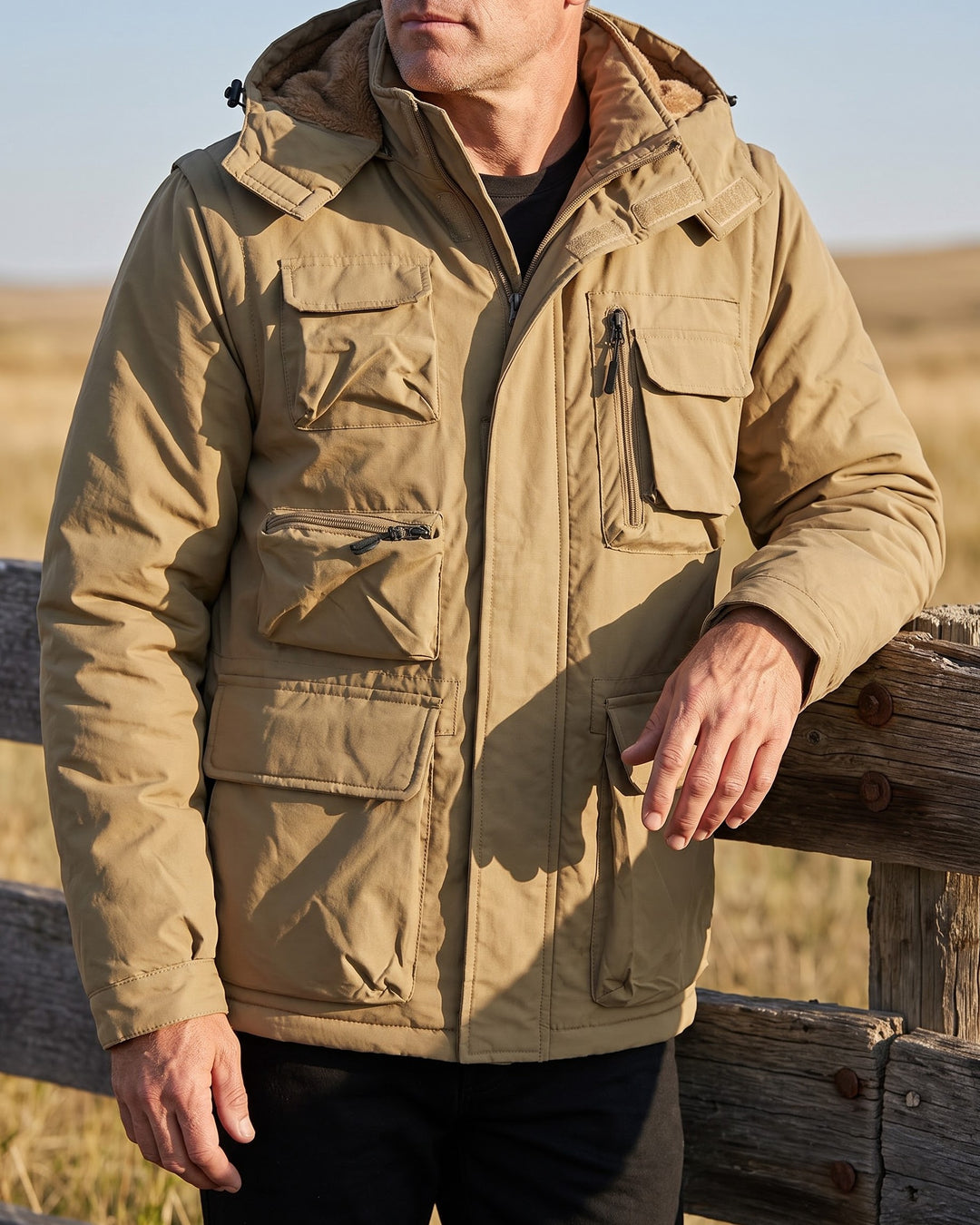 Fulvio Fleece-Lined Hooded Jacket