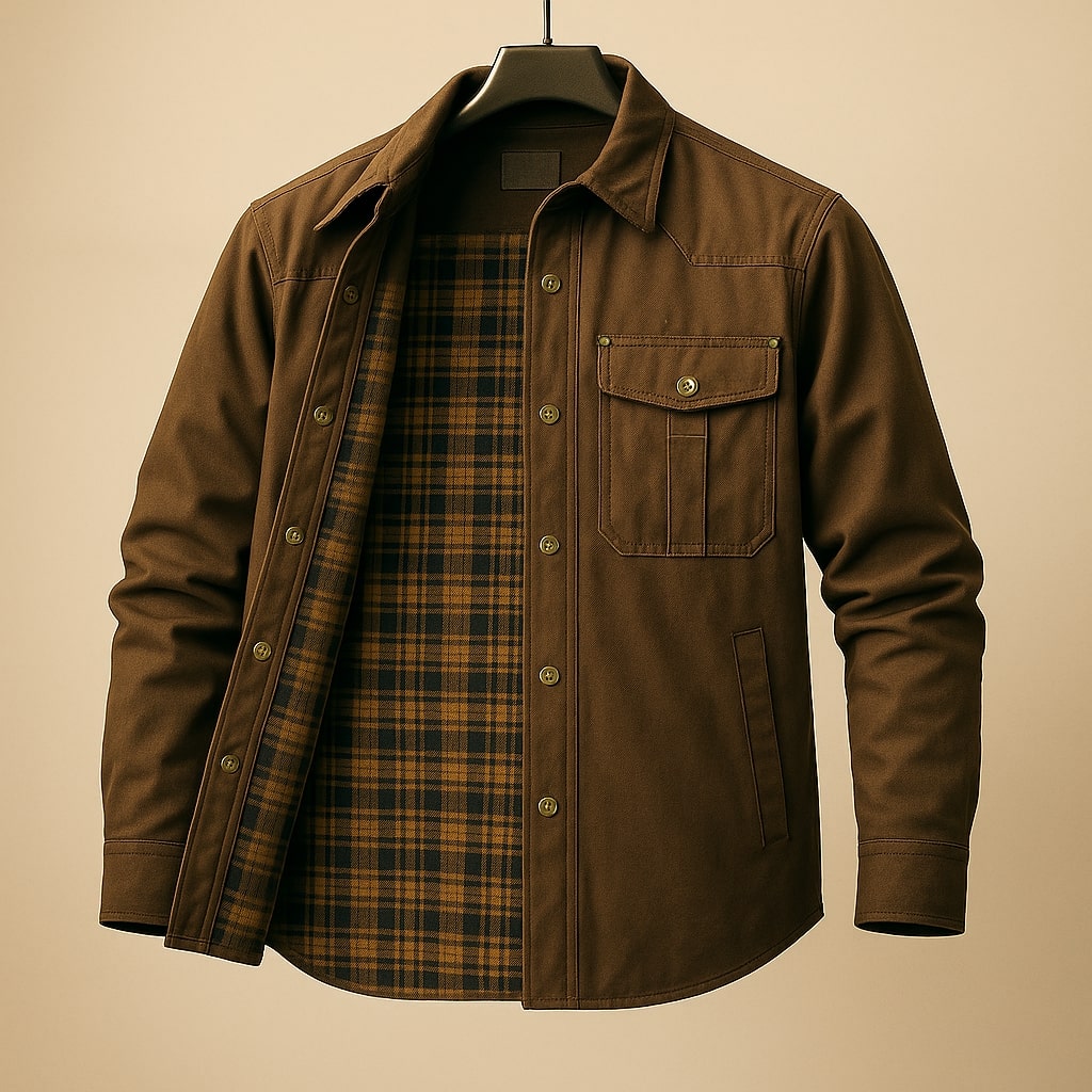 Dario Lined Workshirt Jacket