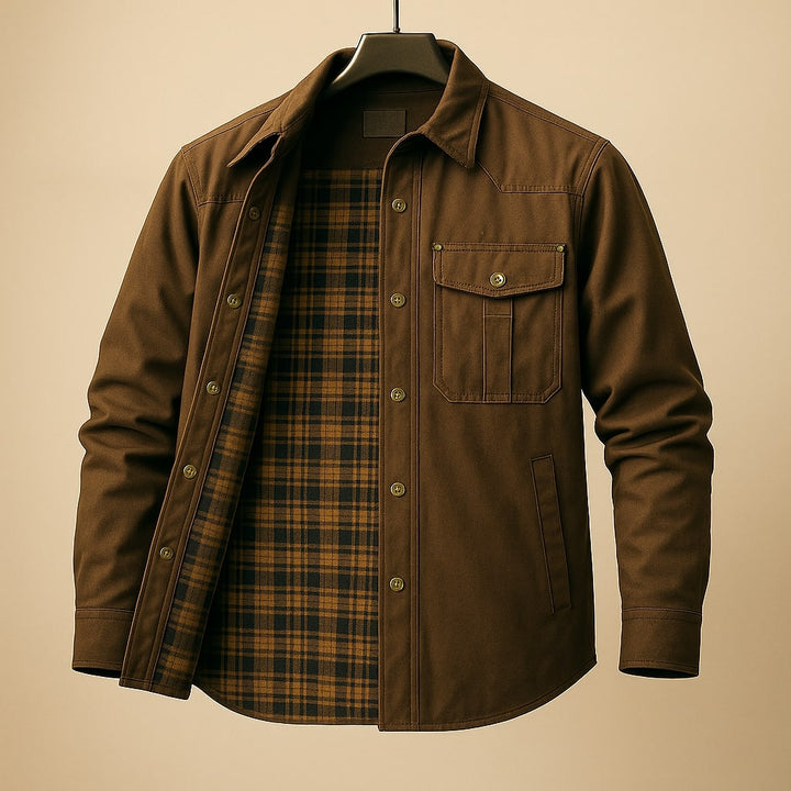 Dario Lined Workshirt Jacket