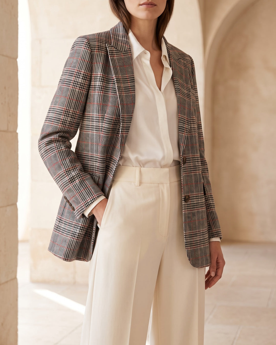 Zaira Glen Plaid Blazer