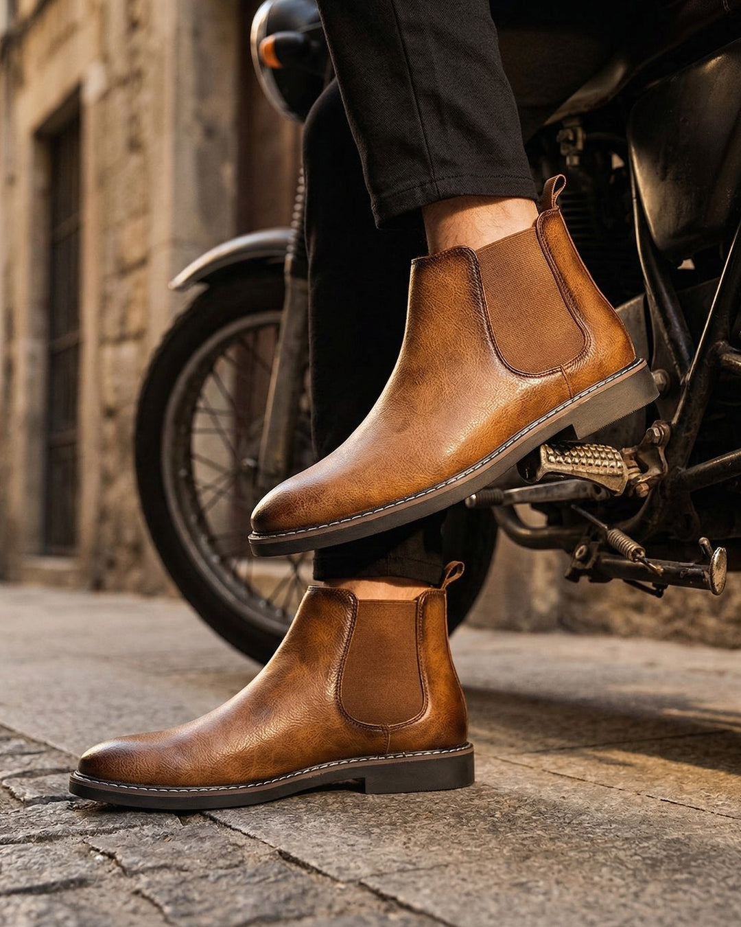 Sandro Leather Chelsea Boot