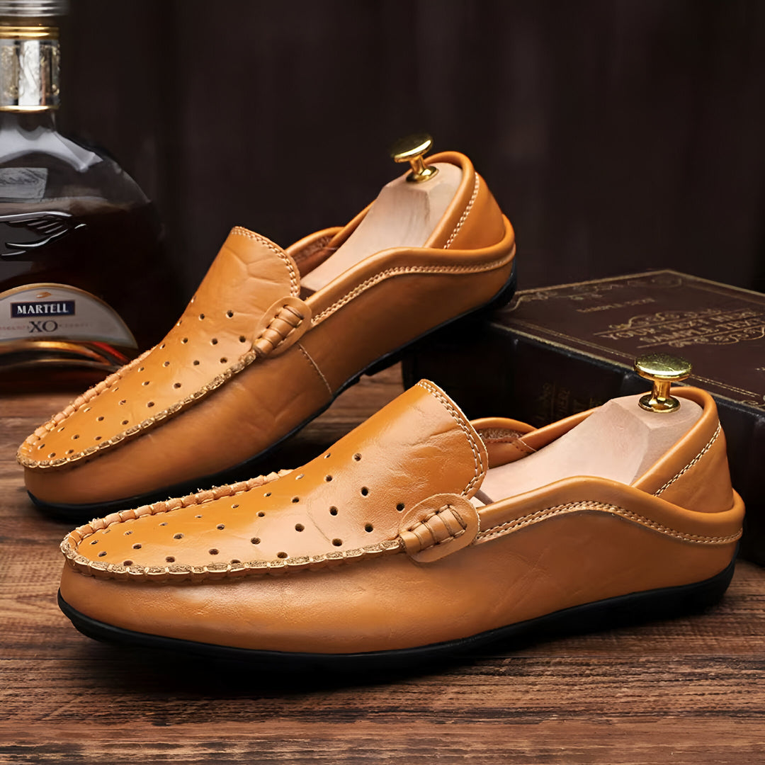 Monza Leather Driver Loafers