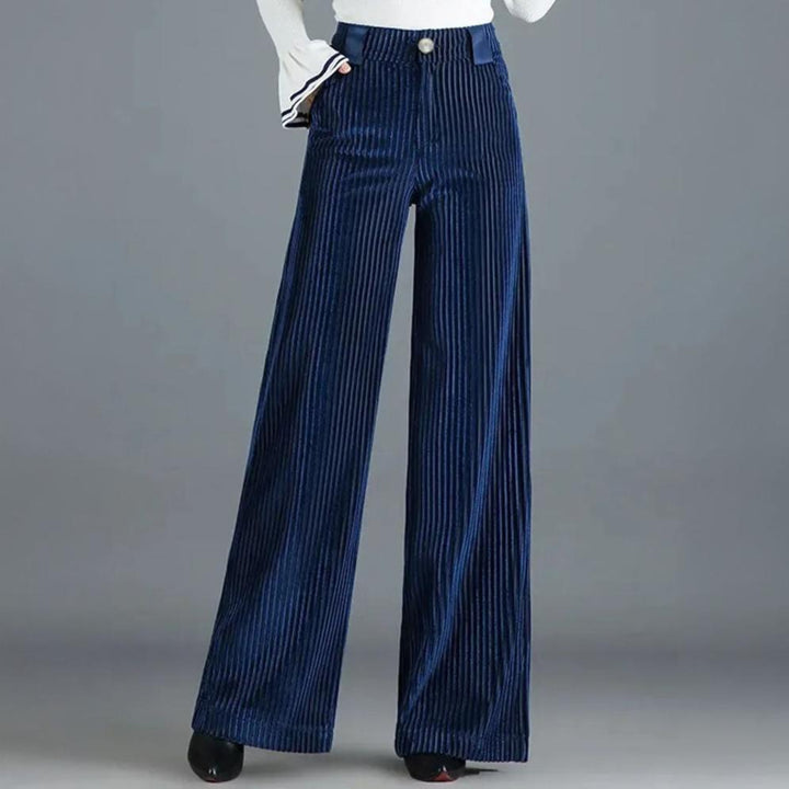 Eliana Wide-Leg Velvet Pants