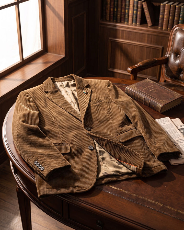 Xavier Cotton Corduroy Blazer