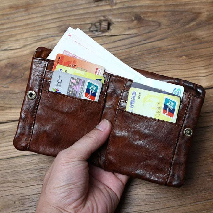 Silvano Distressed Leather Wallet