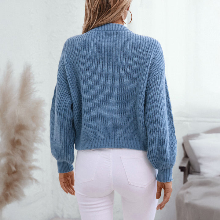 Noa Tie-Front Knit Sweater