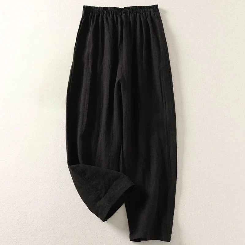 Vanessa 100% Linen Relaxed Pants