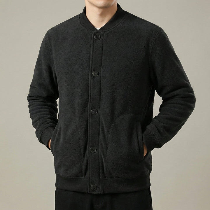 Emilio Fleece Lined Button Jacket