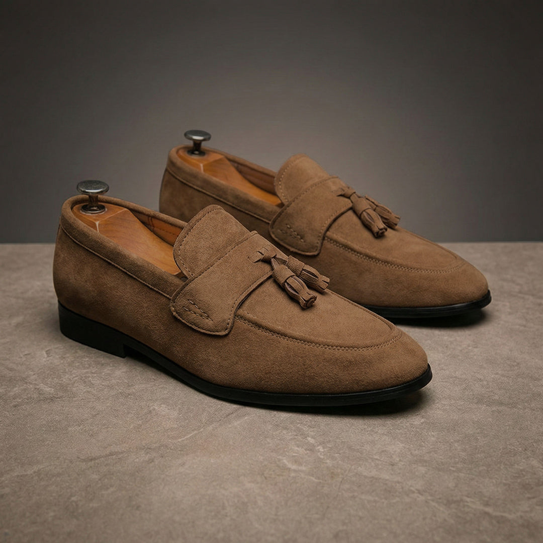 Lorenzo Suede Tassel Loafer