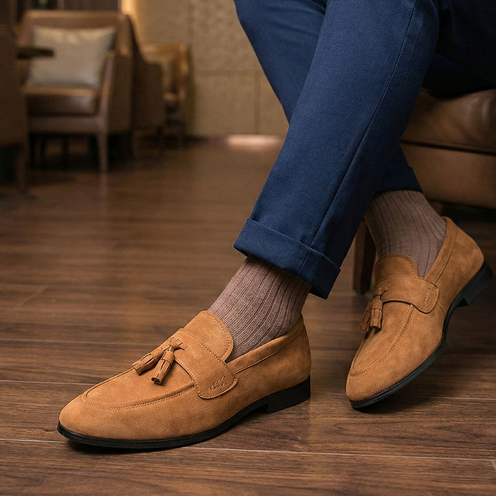 Lorenzo Suede Tassel Loafer