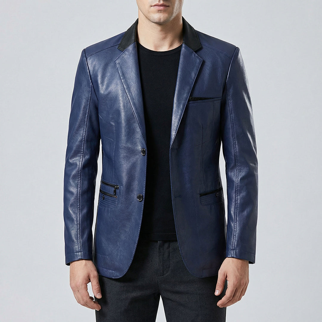Ricardo Leather Blazer
