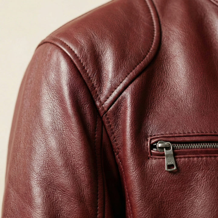 Lorenzo Leather Zip Jacket
