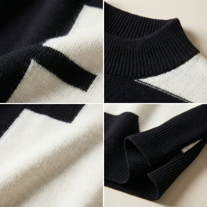 Valentina Graphic Knit Sweater