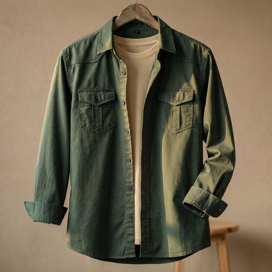 Sergio Cotton Utility Shirt