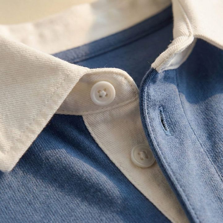 Lorenzo Cotton Collared Sweatshirt