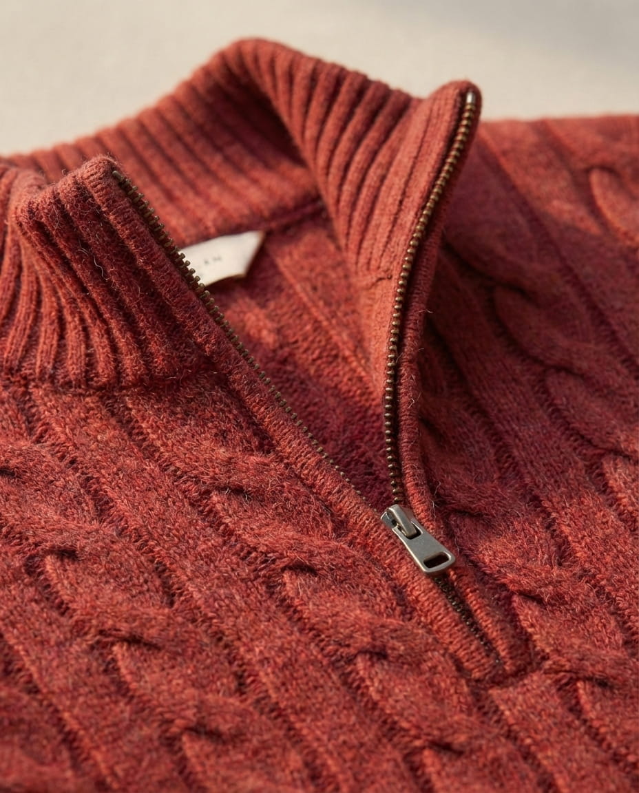 Alessandro Cotton Quarter-Zip Sweater