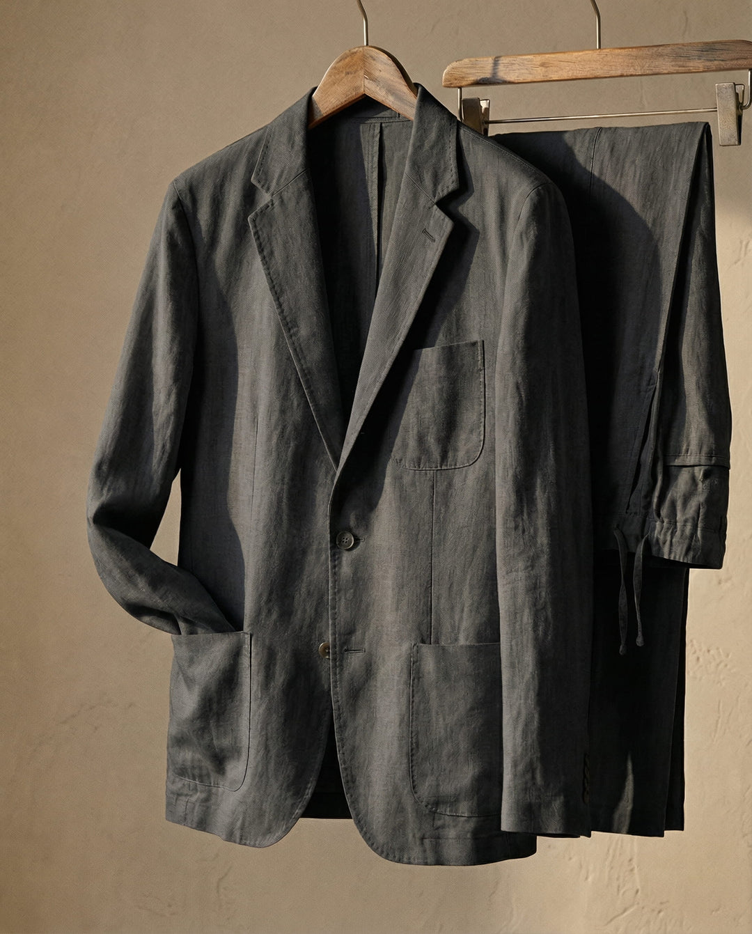 Santiago Linen-Blend Suit