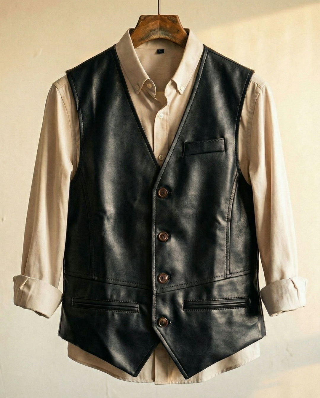 Antonio Leather Vest