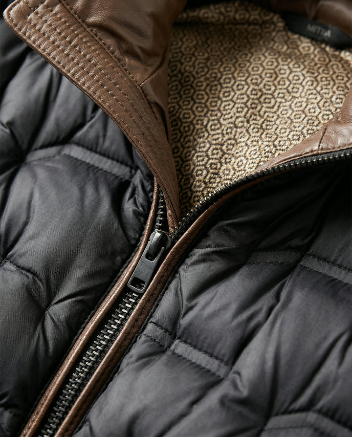 Lorenzo White Duck Down Vest