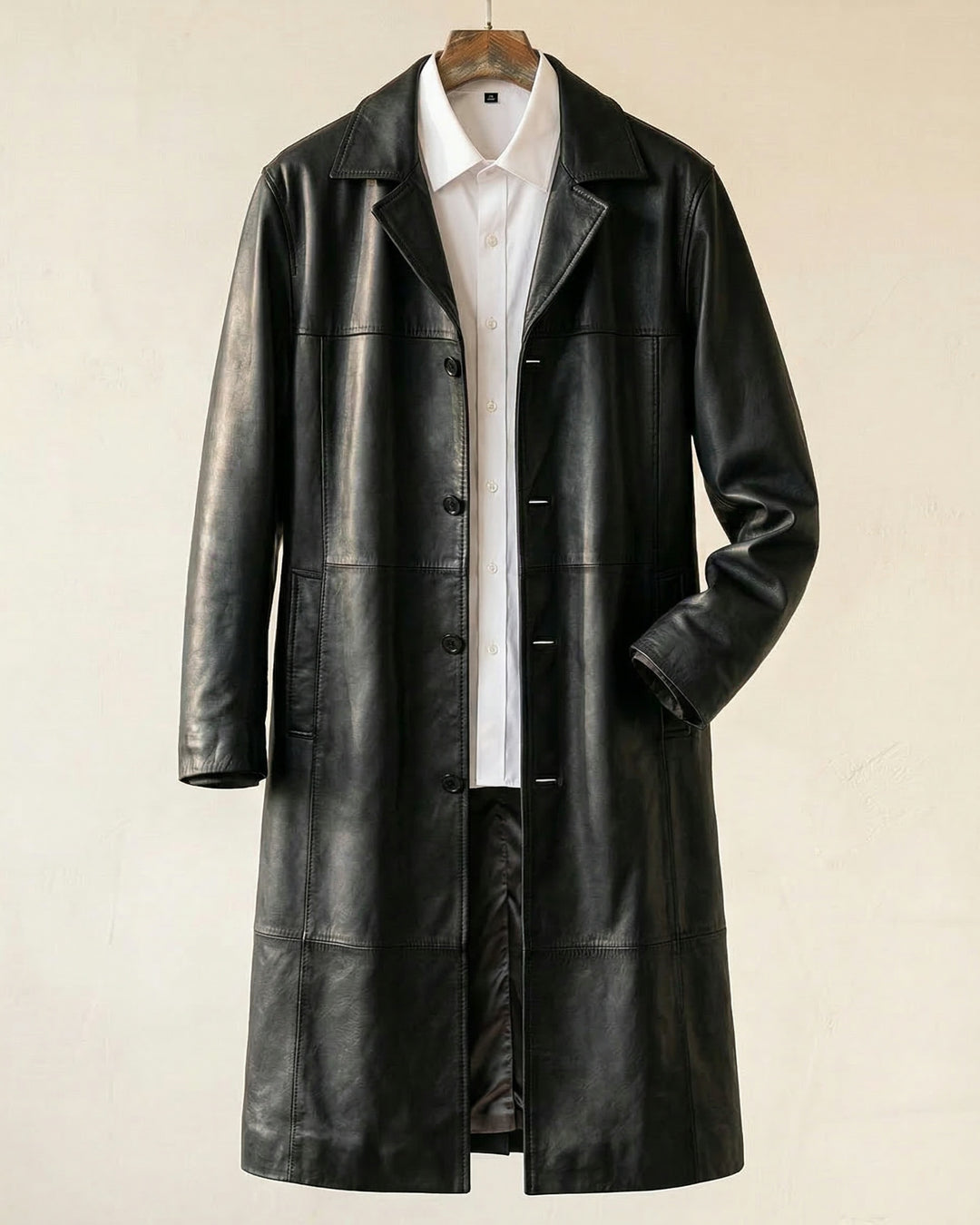Riccardo Leather Coat