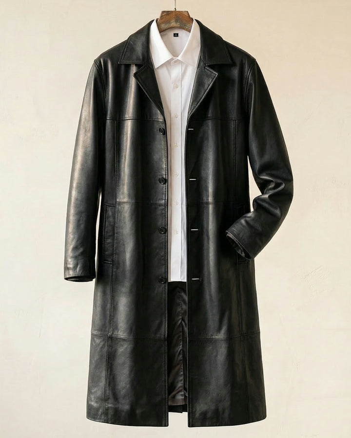 Riccardo Leather Coat