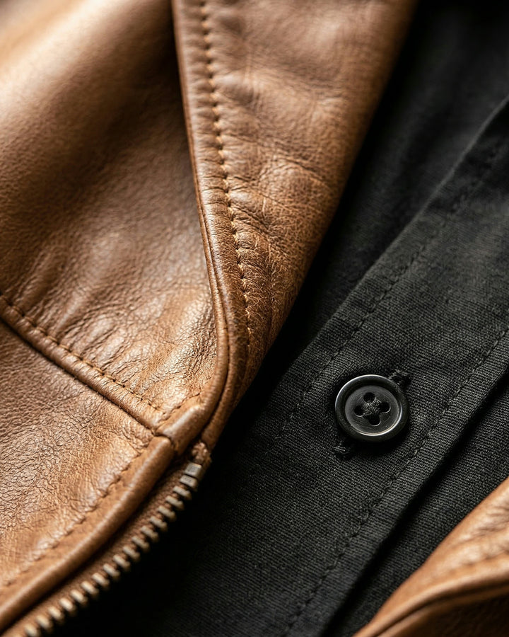 Riccardo Leather Coat