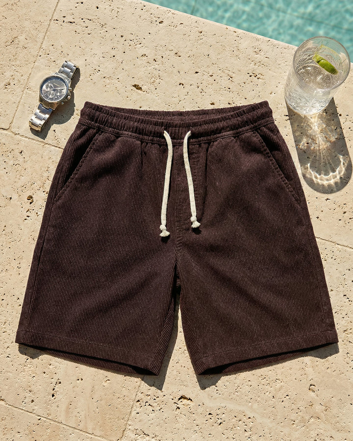 Federico Corduroy Drawstring Shorts