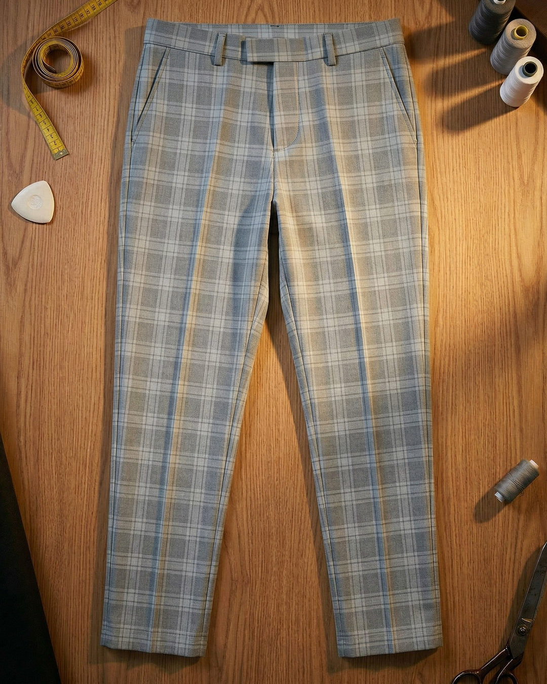 Dario Plaid Trousers