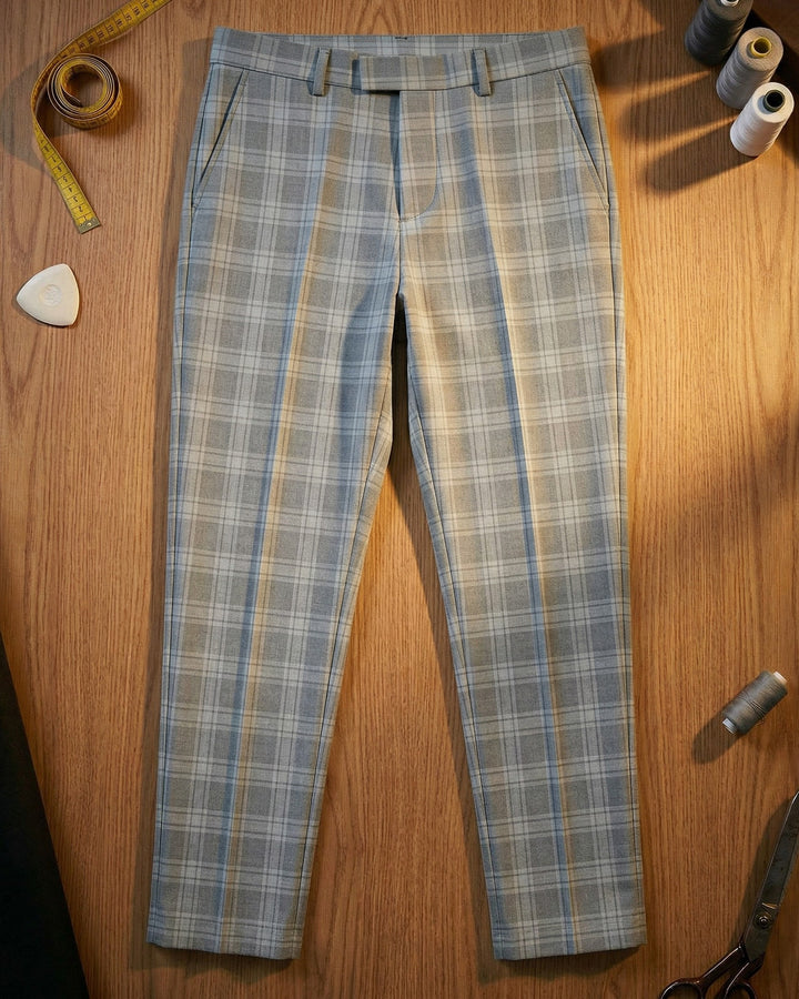 Dario Plaid Trousers