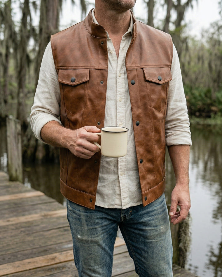 Ricardo Leather Vest