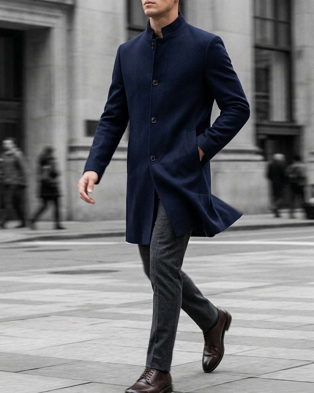 Camillo Stand Collar Coat