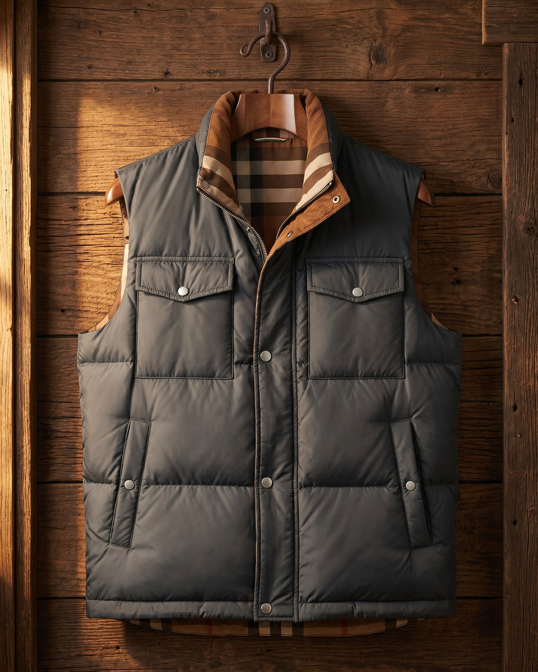 Franco Chenille Blend Quilted Vest