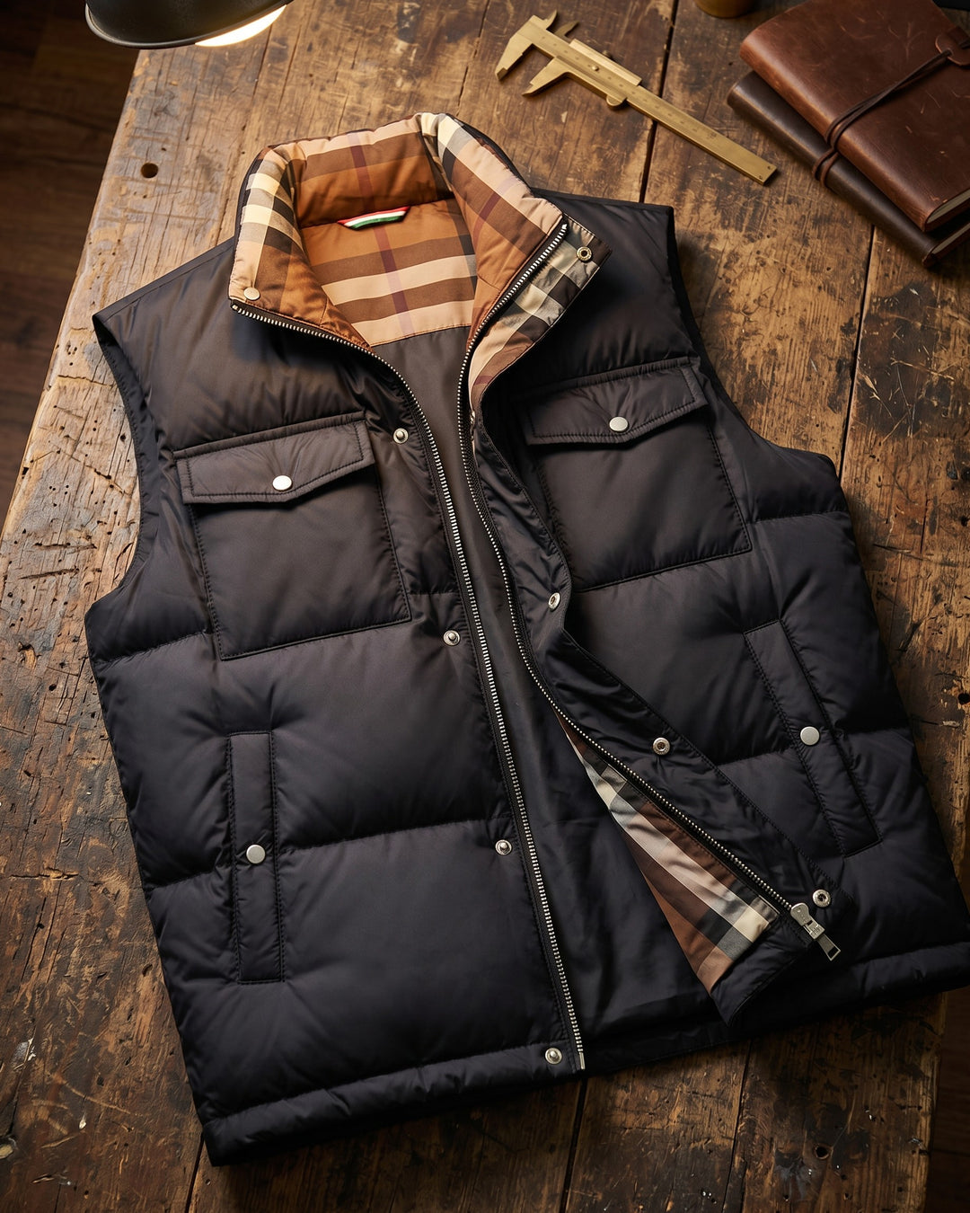 Franco Chenille Blend Quilted Vest