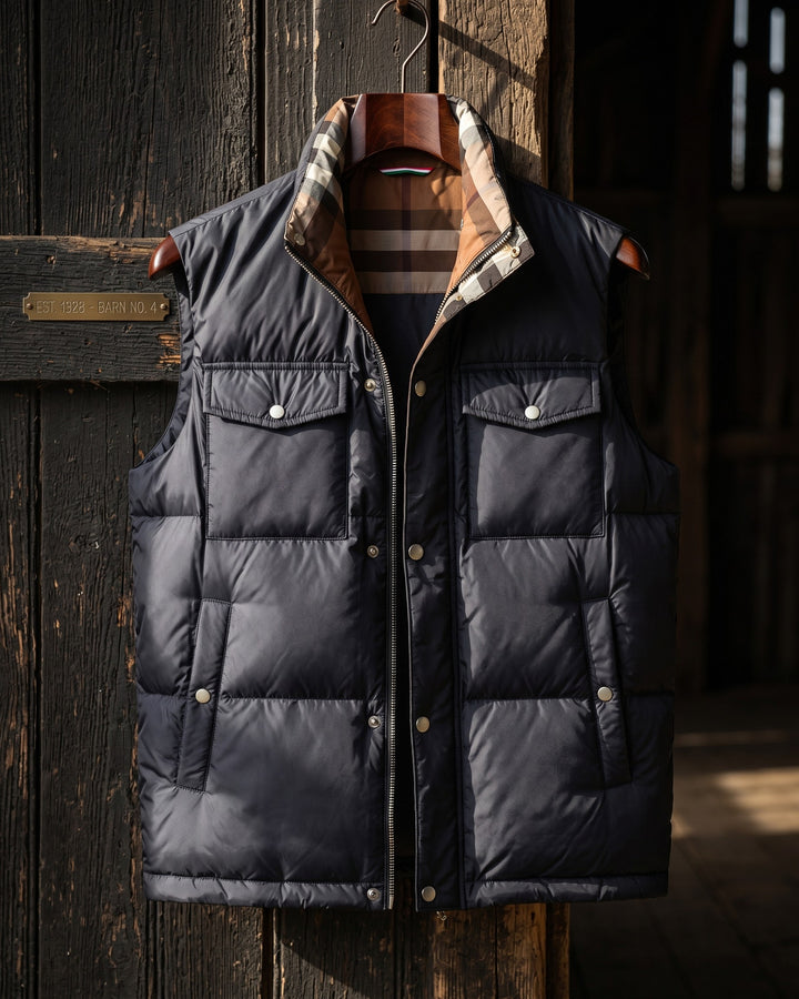 Franco Chenille Blend Quilted Vest