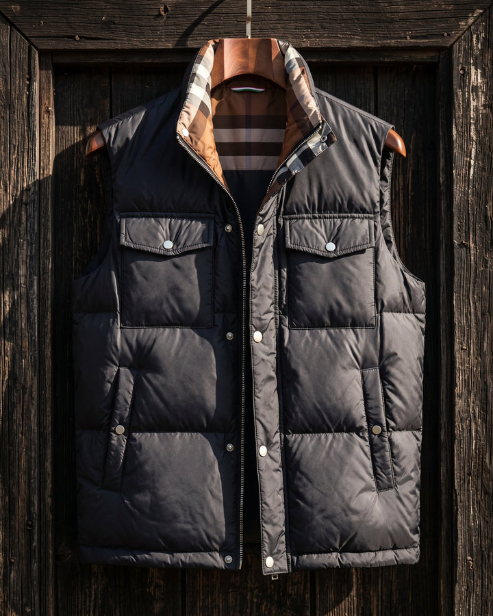 Franco Chenille Blend Quilted Vest