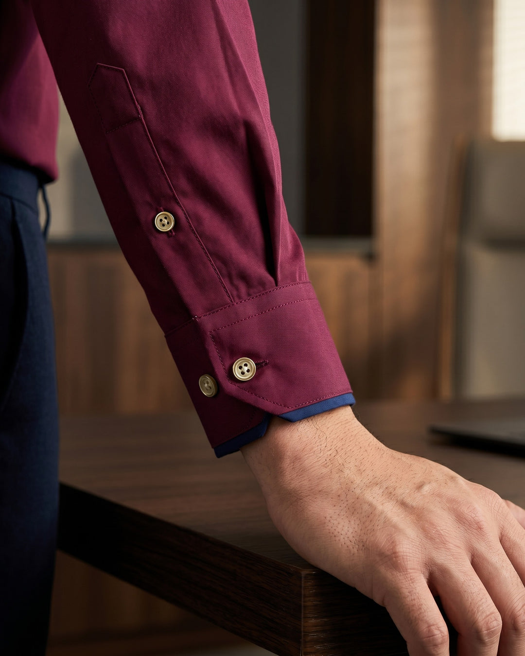 Giacomo Smooth Woven Button-Down Shirt