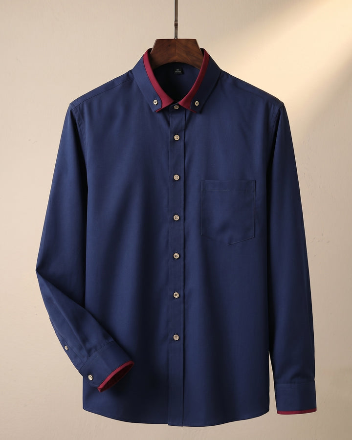 Giacomo Smooth Woven Button-Down Shirt