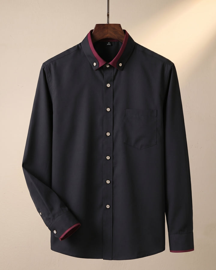 Giacomo Smooth Woven Button-Down Shirt