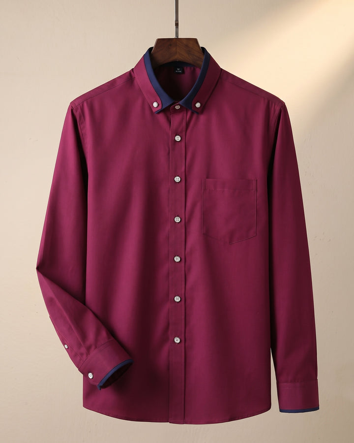 Giacomo Smooth Woven Button-Down Shirt