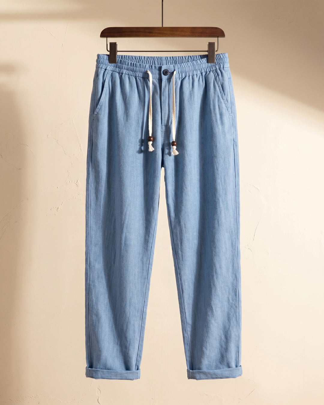 Raffaele Linen Drawstring Trousers
