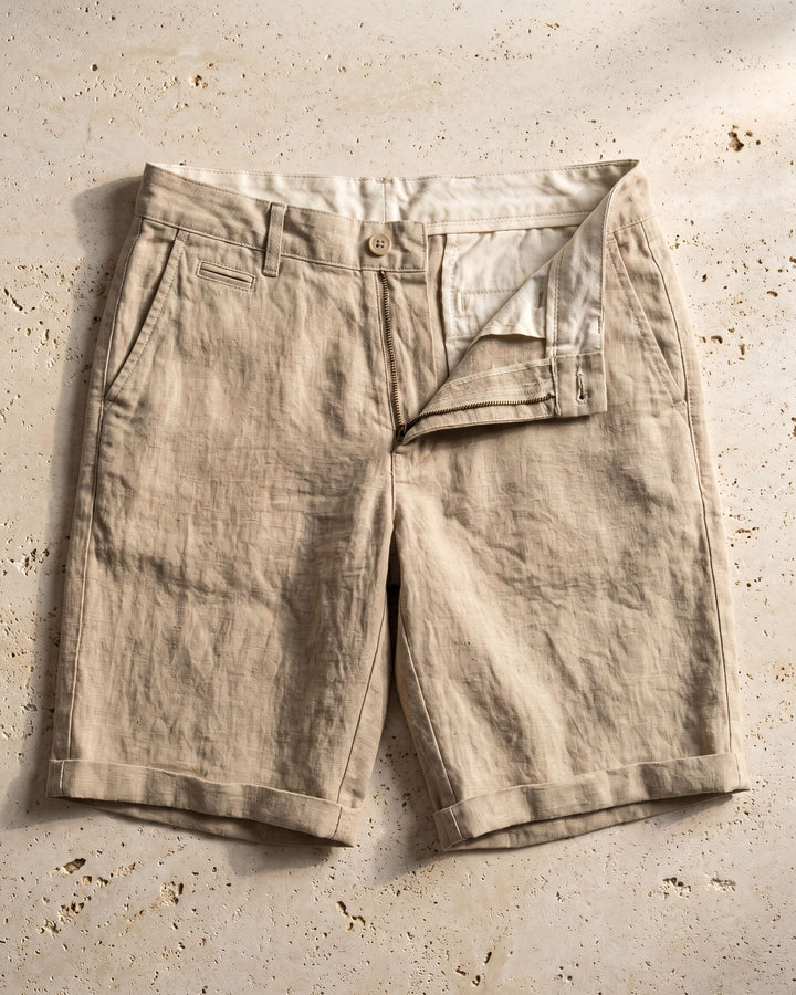 Julian Linen-Blend Shorts