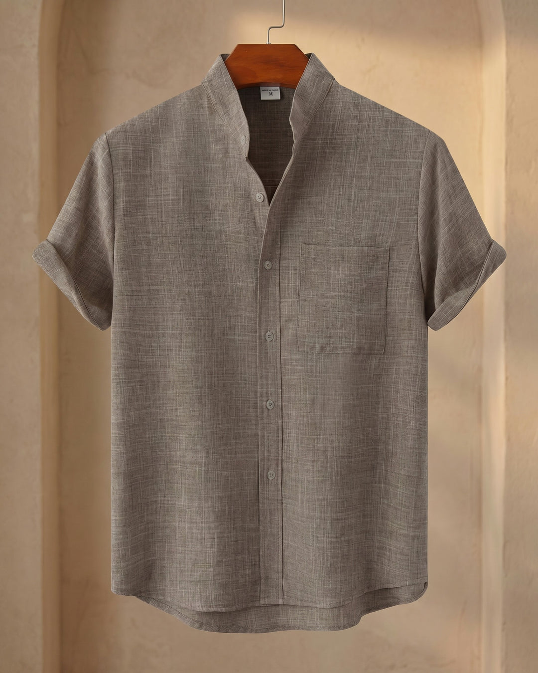 Ignacio Cotton Linen Short-Sleeve Shirt