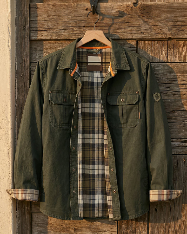 Julio Flannel-Lined Shirt Jacket