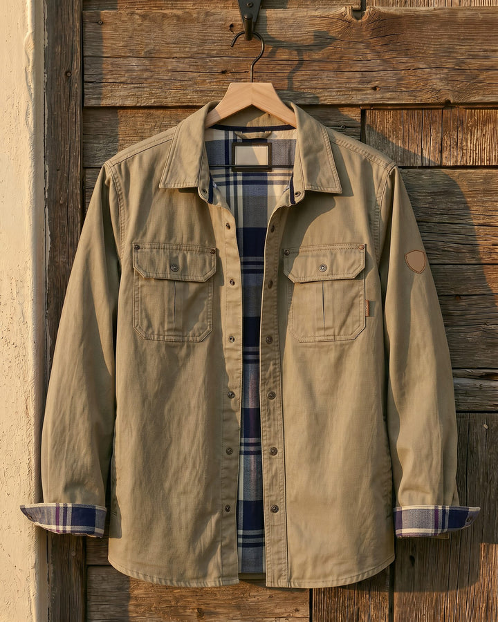 Julio Flannel-Lined Shirt Jacket