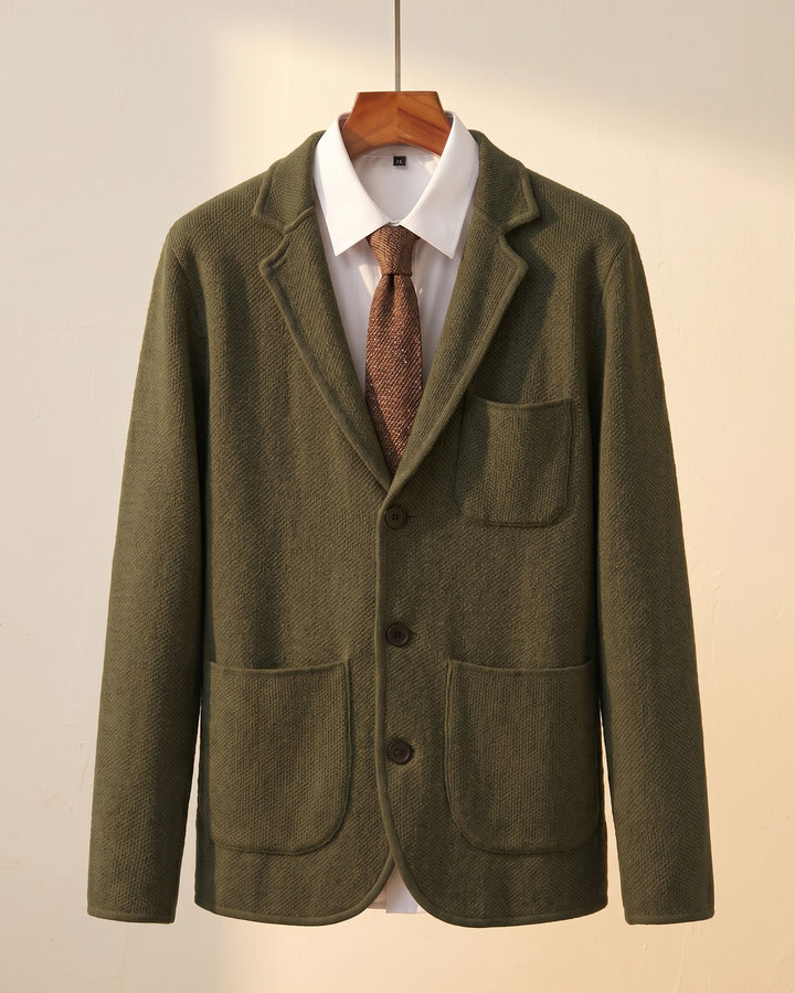 Giuliano Cotton Knit Blazer