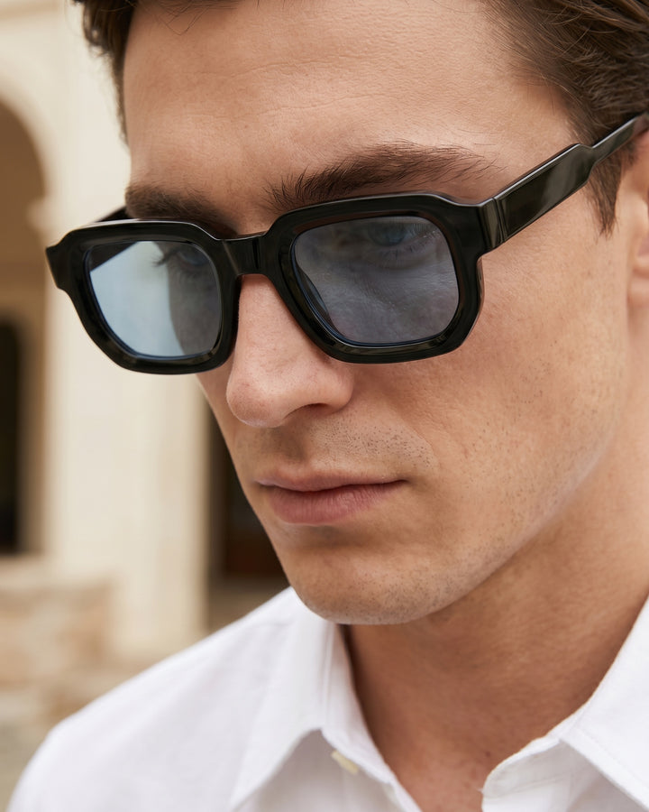 Lucio Square-Frame Sunglasses