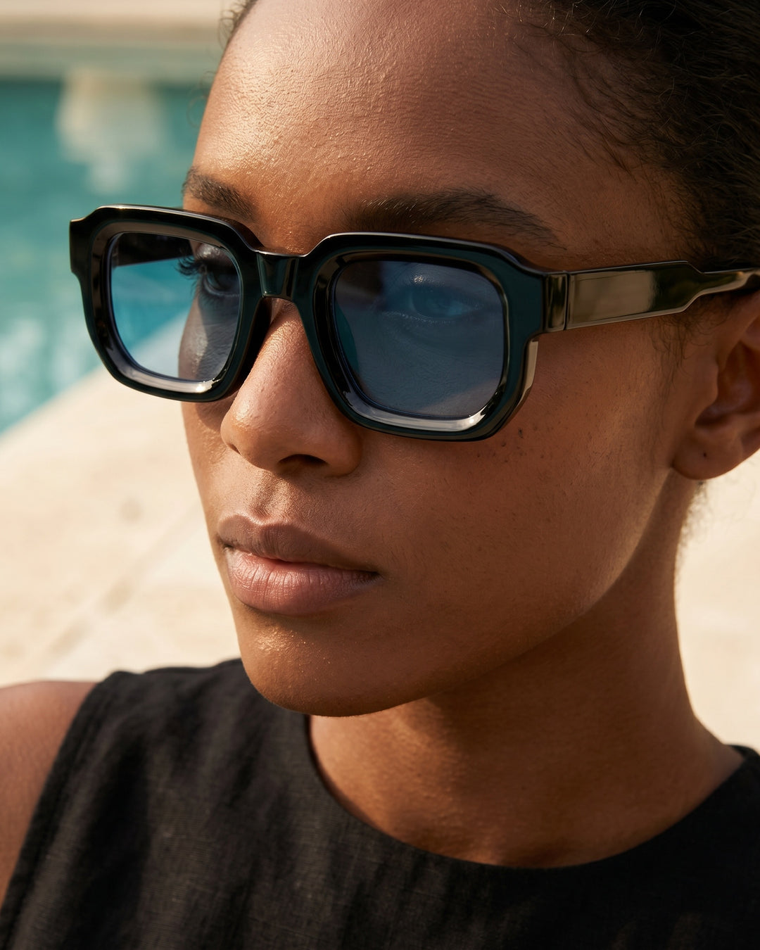 Lucio Square-Frame Sunglasses